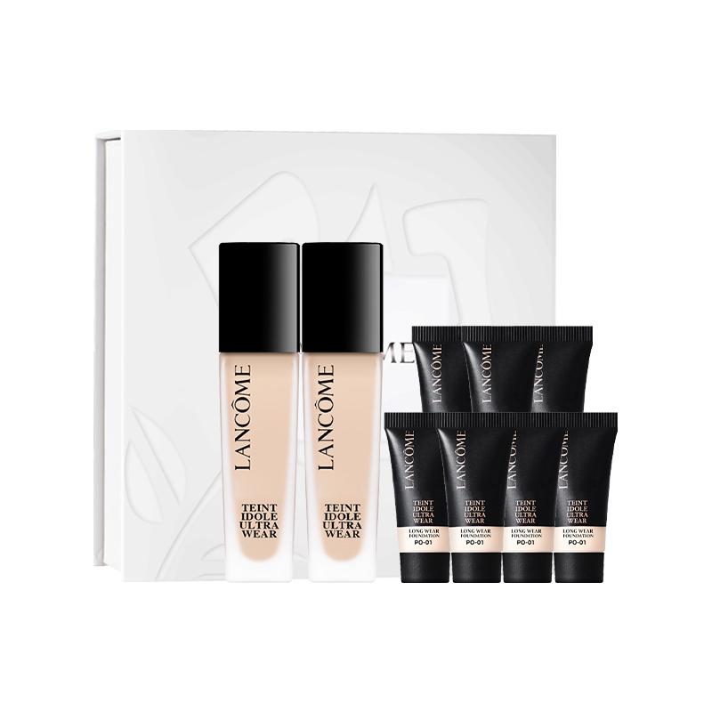 Lancôme Тональная основа жидкая стойкая второго поколения PO-01 30мл+10мл*7 стойкая матовая розовый