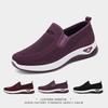 Fashion Lightweight Elastic Slip On Casual Shoes Woman Soft Sole Breathable Knitting Sneakers Woman Comfortable Non Slip Walking Shoes