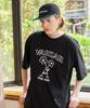 Bajal Flower Short Sleeve T-Shirt Black