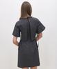 Seutimillon Back-Point Puff Sleeve Mini Dress_Charcoal