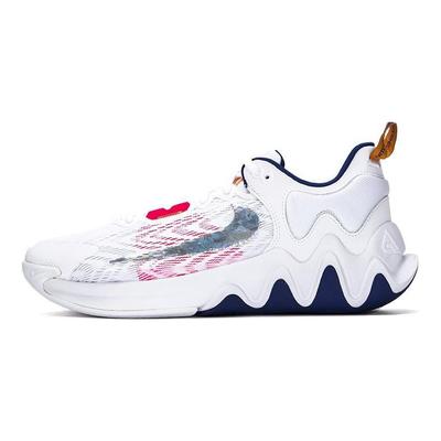 Giannis Immortality 2 EP Weiß Tiefes Königsblau Herren Sneaker Tiefkönigsblau Hyper-Pink Metallic-Silber DM0826-102