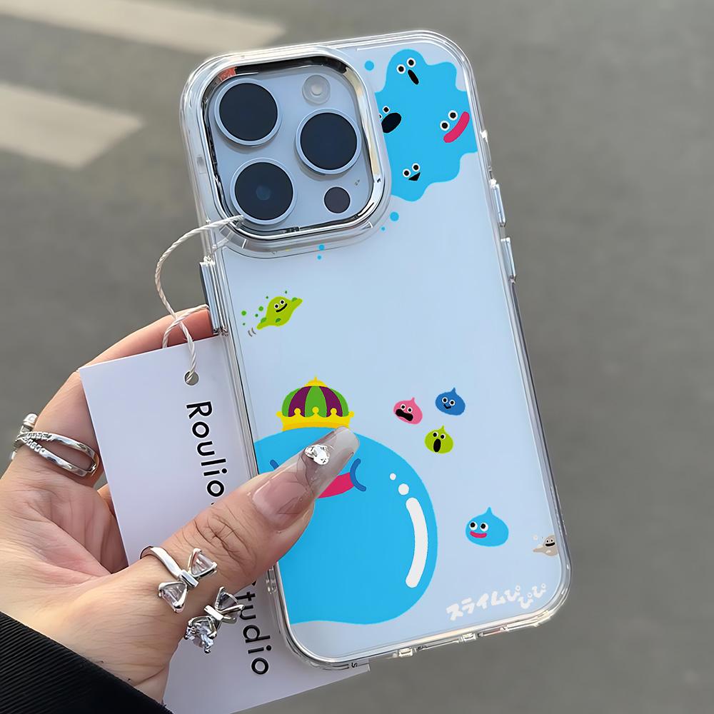 

D-Dragon Quest Phone Case For iPhone 17 16e 16 15 14 13 12 11 mini Pro Max X XR XSMAX 8 7 Air Plus Transparent Soft Cover iPhone XSMax