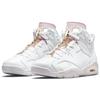 Air Jordan 6 Retro Gold Hoops Women Sneakers White Sail Metallic-Gold DH9696-100