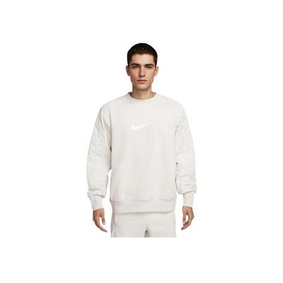 Nike Logo Crew Neck Sweatshirt Men Sweatshirt Light-Brown FN2668-104