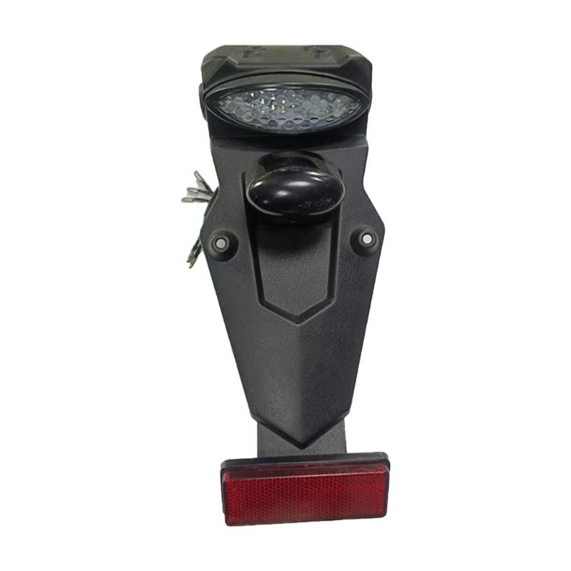 Motorcycle Rear Fenders Mudguard Cover With LED Turn Signal Brake Light for Most Motorbike Model Modification