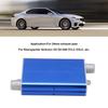 24mm Parking Heater Exhaust Pipe Muffler Aluminum Alloy Straight Heater Silencer for Eberspacher Airtronic D2 D4 D4S