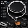 Vintage Design Handmade 5 Mm Snake Chain Necklace 925 Sterling Silver Plated Jewelry
