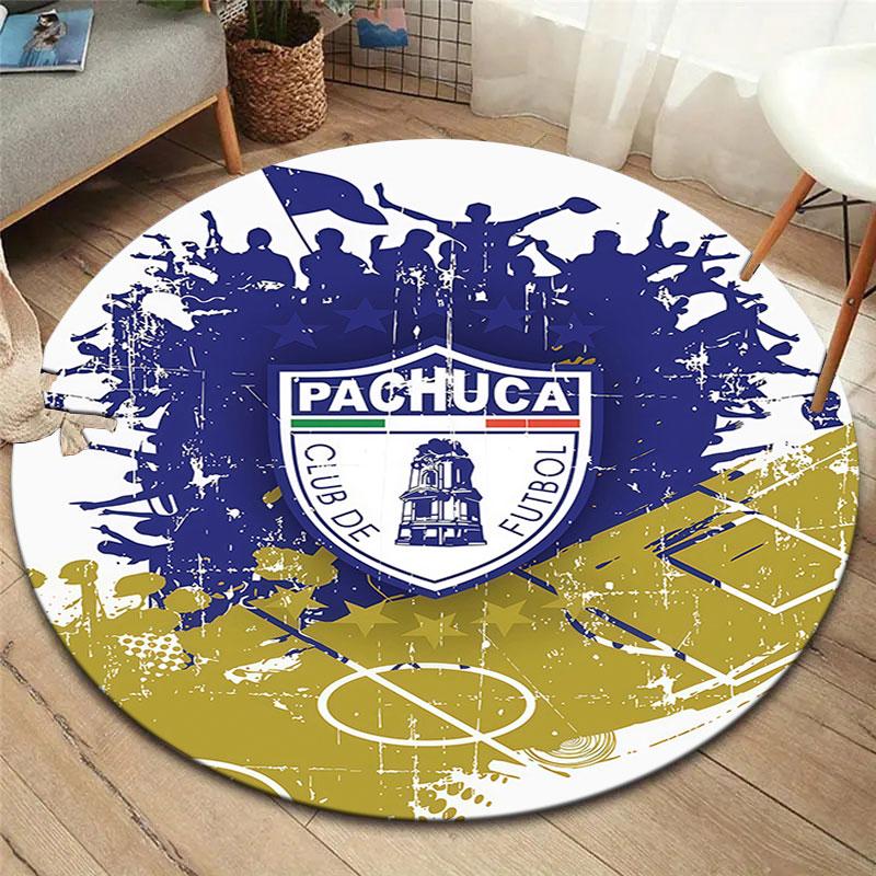 C.F. Pachuca Round Area Rug,Carpet Rug for Living Room Bedroom Sofa Playroom Decor,Non-slip Floor Mat