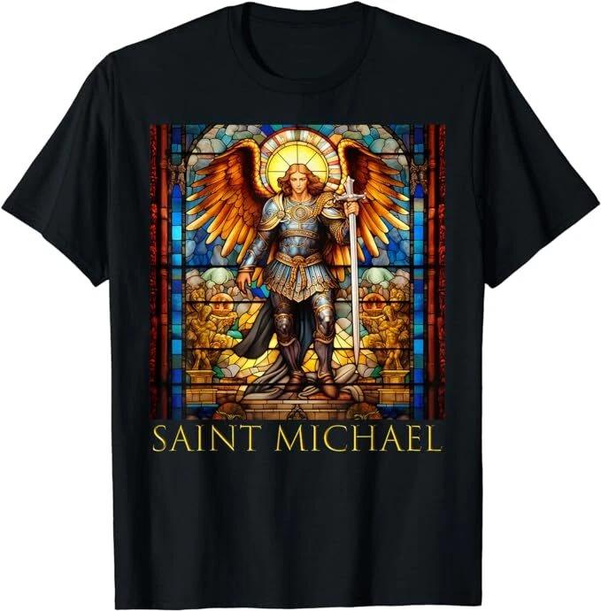 Saint Michael The Archangel Prayer Catholic Gift T-Shirt Size S-5XL XXXXL