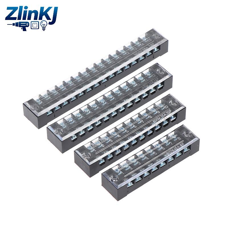 Advanced 15A 600V Dual Row Terminal Block for Professional-Looking and Durable Electrical Systems