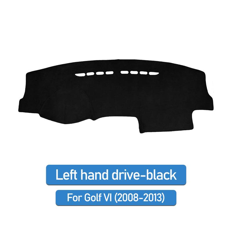 AIRSPEED for Volkswagen VW Golf 6 MK6 GTI 5K1 Accessories Flannel Car Anti Slip Anti UV Mat Dashboard Cover Pad Dashmat Carpet