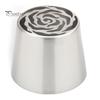 Russian Piping Tips Rose Flower Piping Nozzles Stainless Steel Extra Large Frosting Tip Piping Nozzles for Cake Decorating Icing