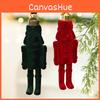 Plush Velvet Nutcracker Toy Hanging Decor Holiday Christmas Tree Ornament