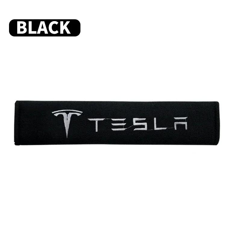 

Car Sticker 2025 New Tesla Car Seat Belt Accessories Auto Interior Styling For Tesla Model 3 2021 S X Y Style Roadster Invader C