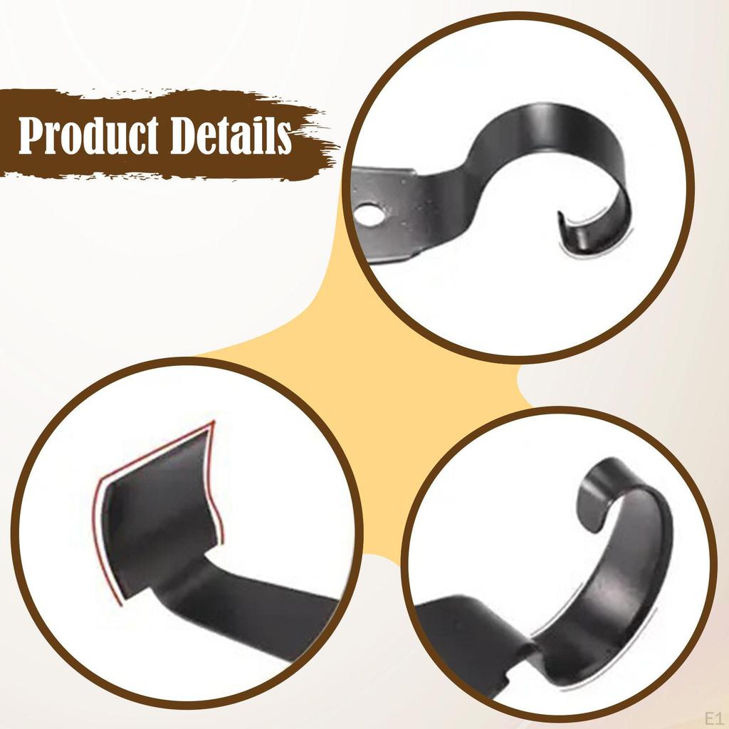 Pottery Trimming Tool Double Ended Easy To Use Versatile Black Stainless Steel Clay Shaping for