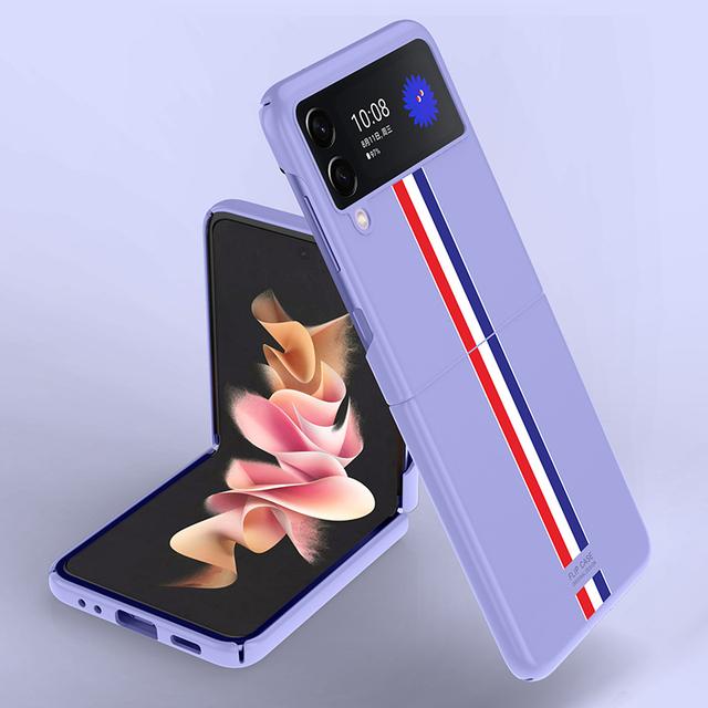 Luxury Slim Thin Protective Cover Case For Samsung Galaxy Z Flip 3 5g Flip3 Z Fold3 Fold 3 Folding Cell Phone Bag Funda Coque