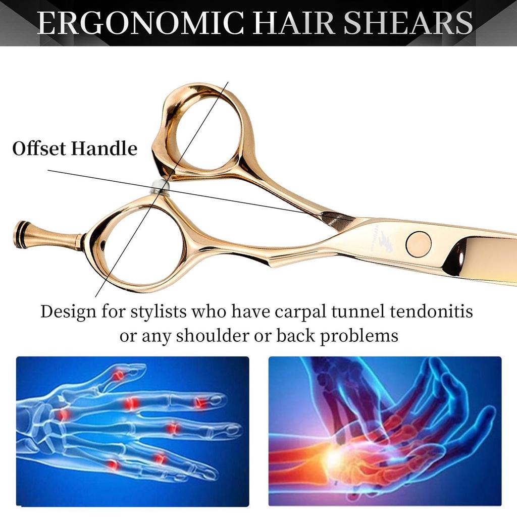 6.0" 440C Mizutani Memorial Hairdressing Bangs & Straight Scissors