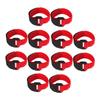 12pcs Noise Neck Belt For Chicken Red