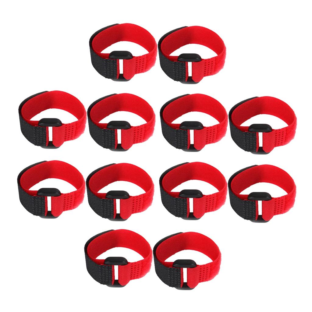 12pcs Noise Neck Belt For Chicken Red