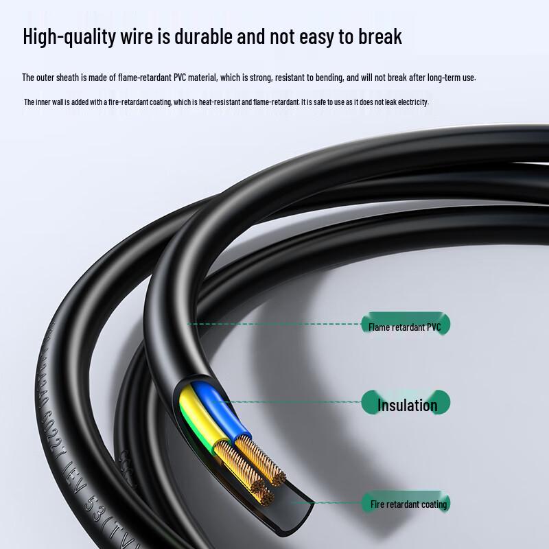 Shengwei 3-Pin AC Power Cord