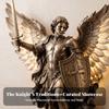 Knight Lamp LED Resin Craft Ornament Elegant for Entryways