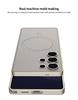 Magsafe Compatible Samsung S25 Ultra Leather Case with Built-in Magnetic Wireless Charging