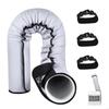 Triple Layer Insulation Sleeve For Portable Air Conditioner Exhaust Hose Flexible Duct Vent Cover With Adjustable Straps