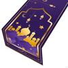 Eid Mubarak Table Runner Al-fitr Decor 13 X 70 Inch Decoration Star Moon Tablecloth