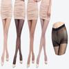 Sexy Black Pantyhose Summer Water Light Socks Oil Bright Black Silk Pantyhose Aurora Leg Beauty Stockings
