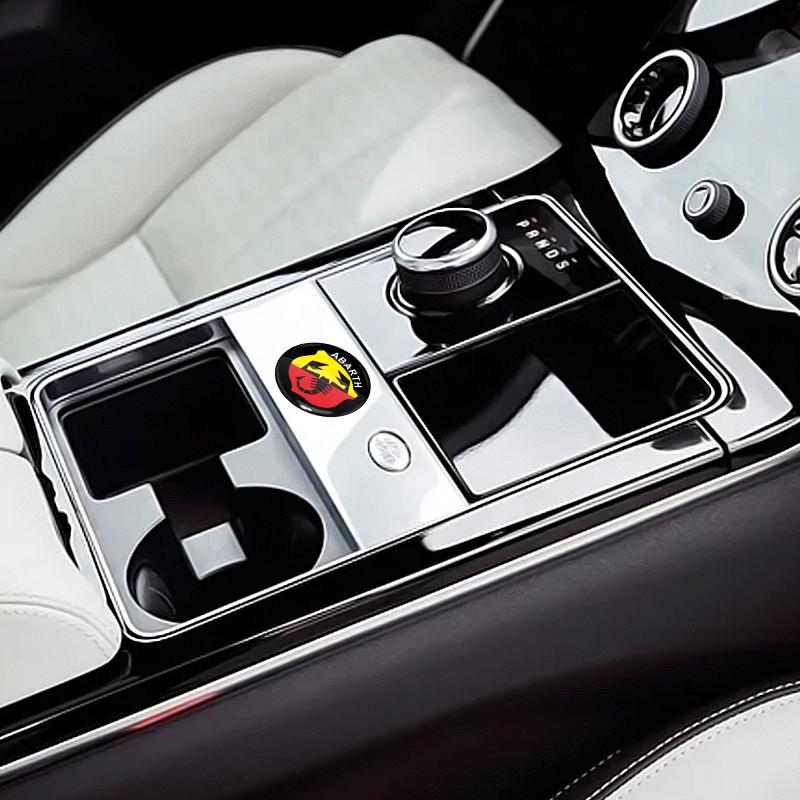 2/4/6 Stück Auto Türschloss Schlüsselloch Aufkleber Auto Schlüssel Aufkleber Emblem für FIAT Abbas Abarth 500 Panda Bravo Punto Tipo Linea Ducato Freemont
