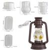 Silicone Camping Lamp Mold Set with LED Suitable for Making Customing Resin Gifts for Holiday or Birthday Presents