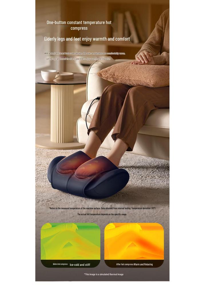 Multifunctional Foot & Leg Massager: Sole Kneading & Leg Slimming Machine