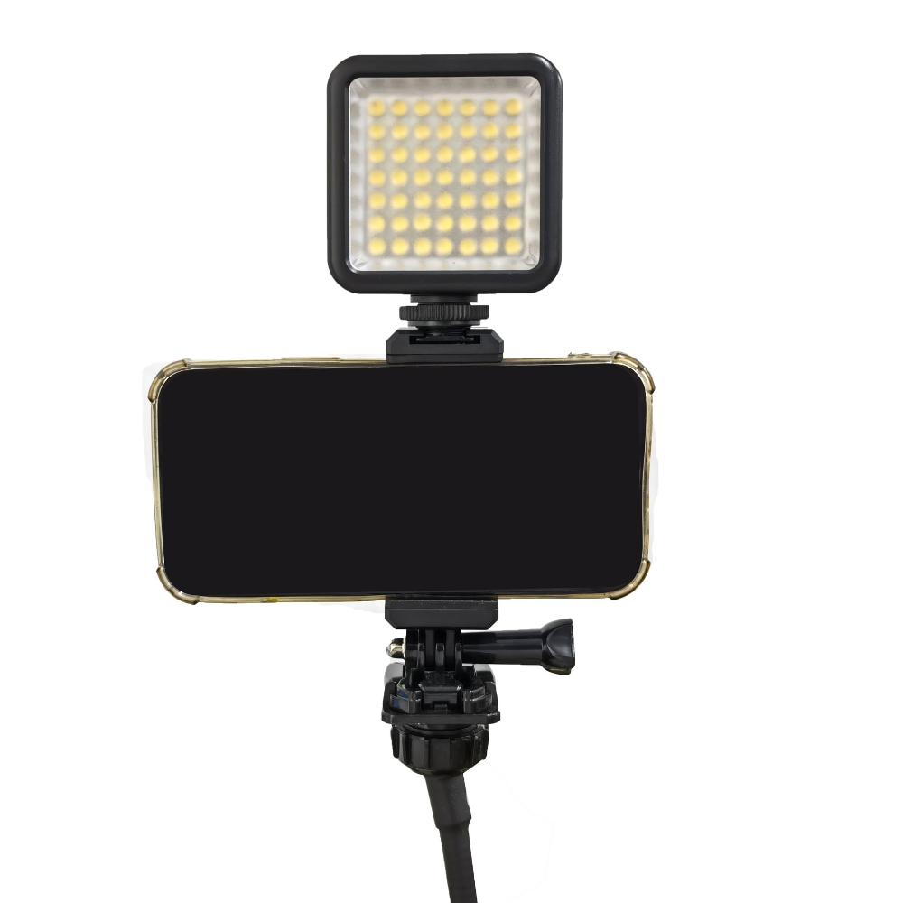 Phone Holder Clip Bracket Adapter for Smartphone Iphone Huawei Samsung Tripod 1/4 Inch Nut Hole Gopro Selfie Stick Accessories