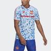 Adidas Human Race Manchester United Quick-Drying Jersey 20-21 Men Tops Blue GJ9084