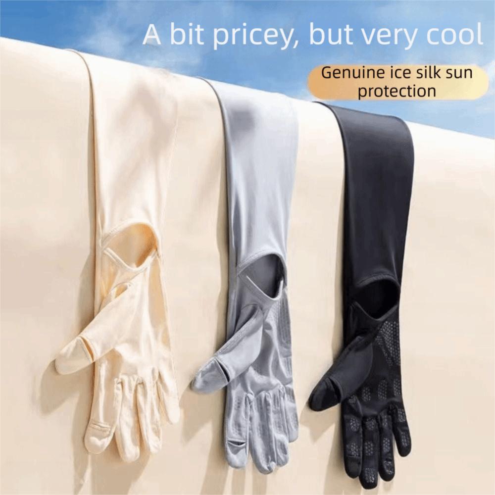 Anti-UV-Schutz Handschuhe Sonnenschutz Handschuhe Eis Seide UV-beständige Handschuhe Radsport Sport