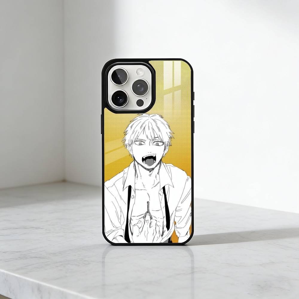 Hot-Anime C-ChainSaw-MAN Phone Case For iPhone17,16,15,14,13 Plus,Pro Max Magnetic For Magsafe Wireless Charging iPhone11PRO