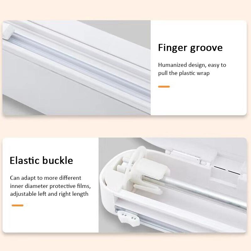 Fixed Food Wrap Cutter Cling Film Cutter For Food Film Dispenser Foil Cling Film Holder Kitchen Storage Plastic Wrap Cutter Tool