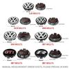 hijk1 4Pcs 56/65/66mm Car Wheel Center Hub Caps Badge Original Hubcaps For Volkswagen VW R GTI Golf 5 7 Caddy Passat b6 Tiguan Polo