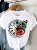 2025 New Watercolor Lovely Flamingo Women Short Sleeve Fashion Summer Top Casual Trend Tshirt Travel Graphic T-Shirt Lady Tee