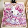 Cute Hello Kitty Pony Blanket Camping Trip Soft And Comfortable Machine Washable Outdoor Plush Blanket Air Conditioning Blanket