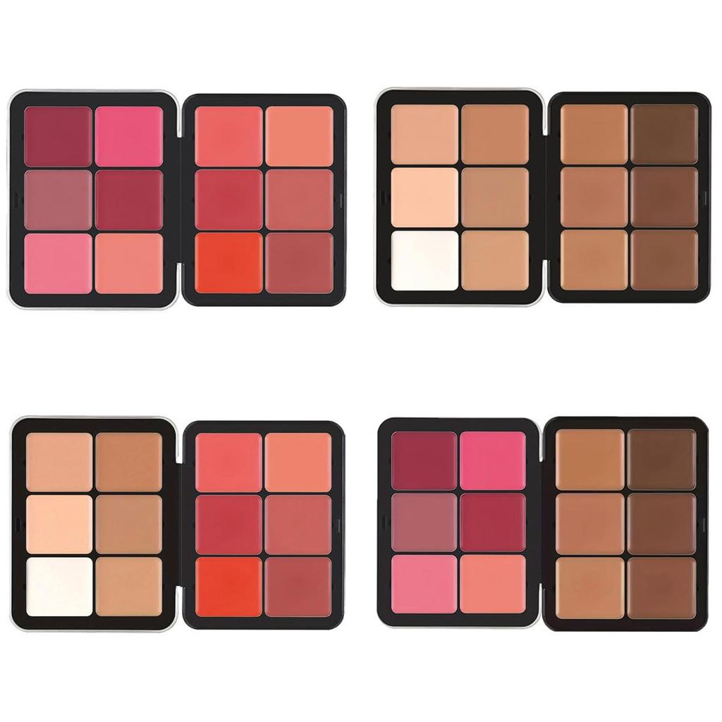 Makeup Cream Concealer Blending Full Coverage Natural Matte Cream Control Color Correcting Concealer Face Makeup Palette 12-Color Palette, Palette,