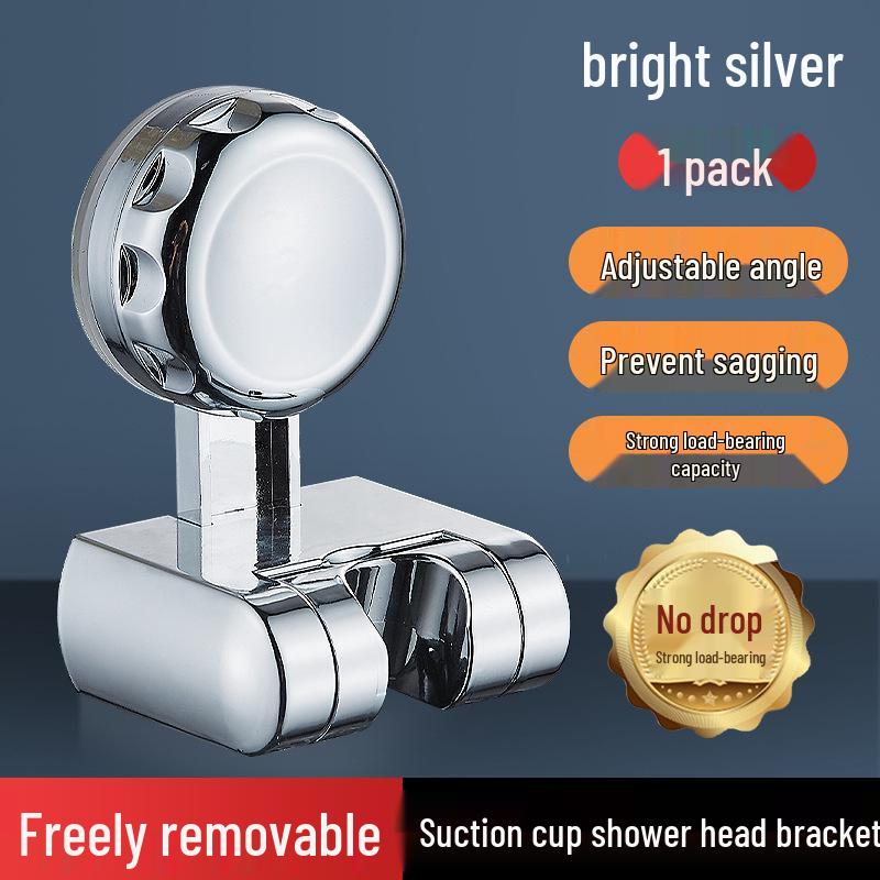 Universal No-Drill Suction Cup Shower Head Holder
