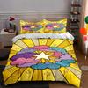 Colorful, Starburst, Clouds. Bedding Duvet Cover Sets Duvet Covers Pillowcases Gifts (1 * Duvet Cover 2 * Pillowcases, Without Duvet Insert)