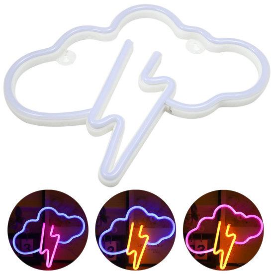 

Неоновая вывеска Привлекательная USB/батарея с низким энергопотреблением Облако Неоновая вывеска Неоновая вывеска в форме облака Светодиодная ночная лампа Подарок