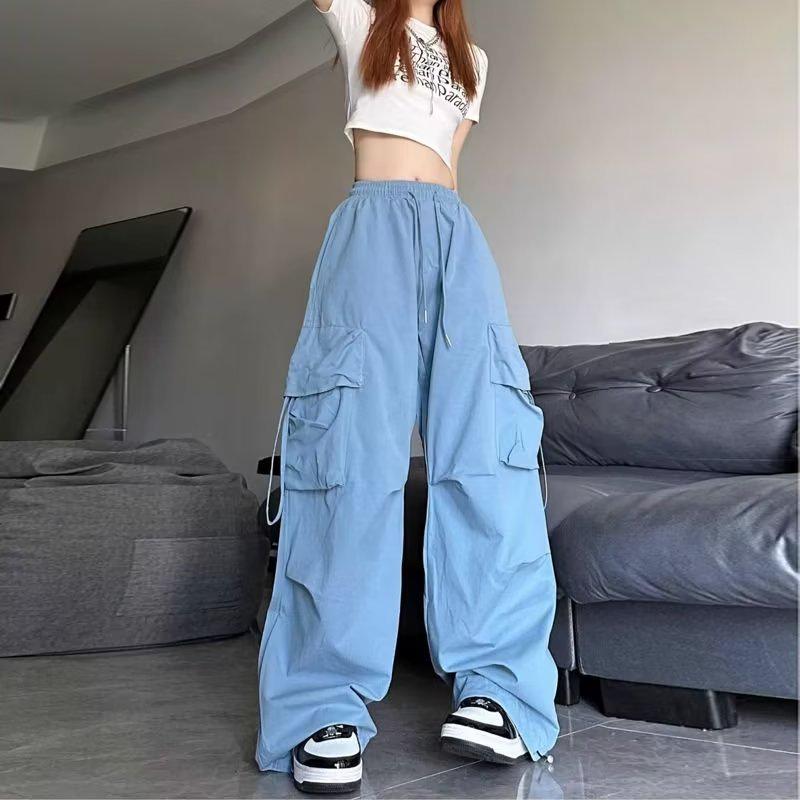 

Women s 2023 Summer High-Waist Wide-Leg Casual Pants XL