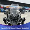 Benelli Jinpeng TRK702 Enhanced Windshield: Taller, Wider Front Wind & Rain Shield