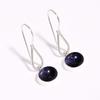 Blue Sunstone Gemstone Handmade Dangle Earrings Solid 925 Solid Sterling Silver Jewelry For Women