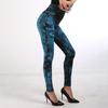 High Waist Sexy Push Up Leggings Faux Jeans Fitness Pants Elastic Slim Sport Leggings For Women