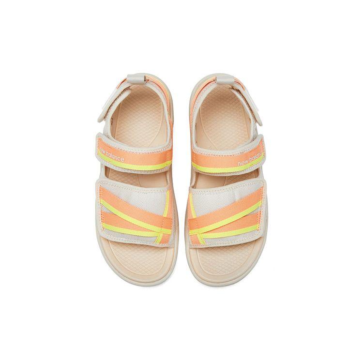 New Balance Nb 3206 Sport Casual Slide Sandals Unisex Sandals Beige Orange SDL3206N