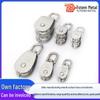 304 Stainless Steel Single & Double Pulley with Eye Bolt for Steel Wire Lifting